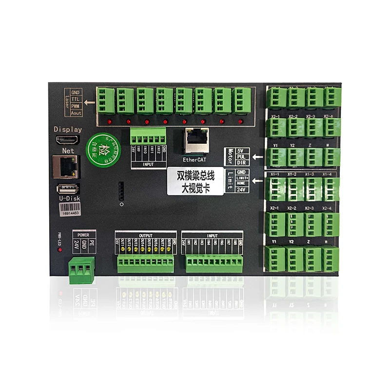 Laserski krmilnik zy72b8e-2000n Ethercat za označevanje dvojnega žarka