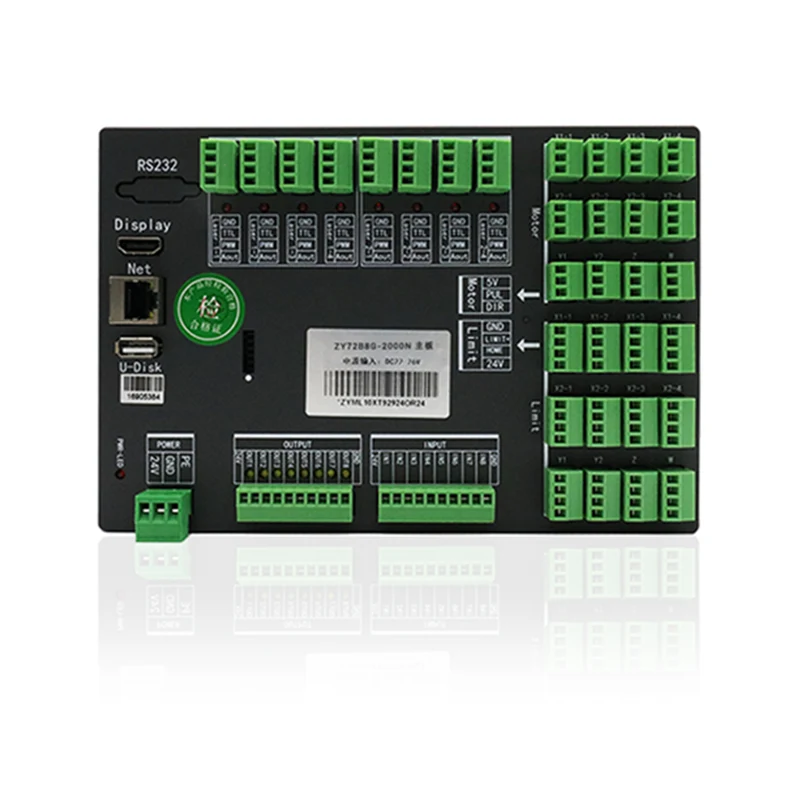 ZY72B8G-2000 panoramski vid Laser Control System za označevanje velikega formata